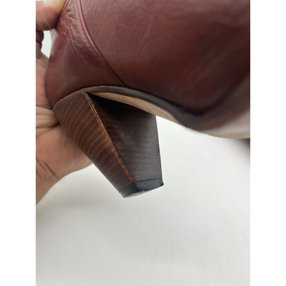 Charlie 1 Horse Lucchese Women's Red Brazilian Leather Western  Size 8  B - Picture 10 of 16